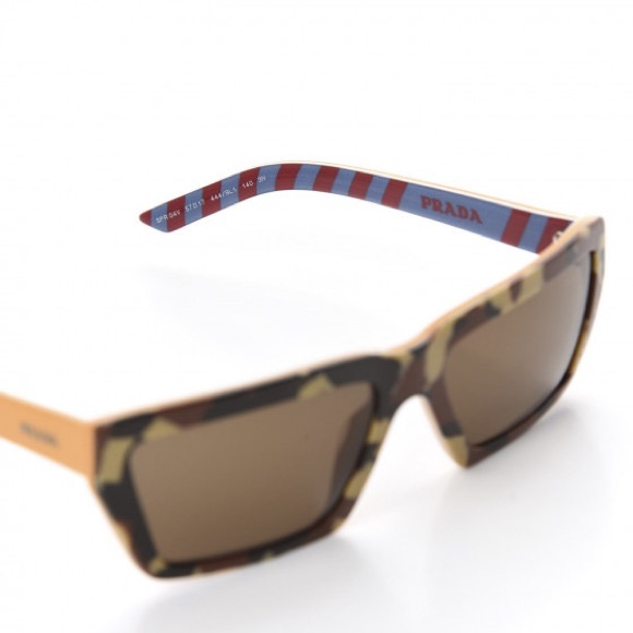 PRADA Disguise Multicolored Camouflage Unisex Sunglasses SPR 04V - Picture 7 of 8